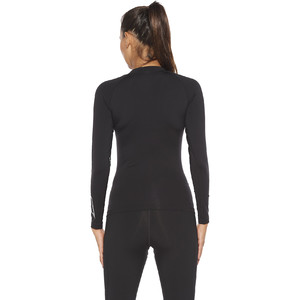 2024 2XU Womens Ignition Compression Long Sleeve Top WA6405a - Black / Silver